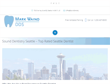 Tablet Screenshot of markwainddds.com